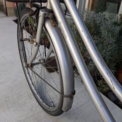 自転車　ママチャリの画像