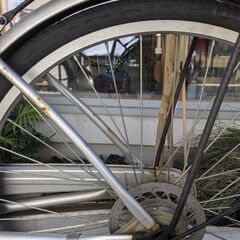 自転車　ママチャリの画像
