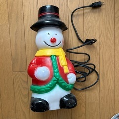 照明付きスノーマン⛄️
