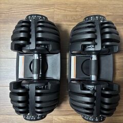 ダンベル 可変式 24kg アジャスタブルダンベル　2個セットの画像