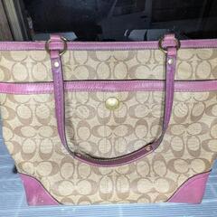 コーチ レディースバッグ ピンクブラウン