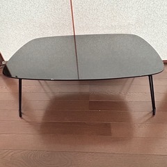 ★決まりました。折りたたみテーブル　黒