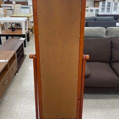 ★ジモティ割あり★  姿見 ナチュラル H155×D39×W49 クリーニング済み TJ10685の画像