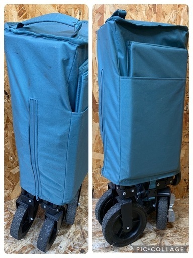 a(6972) DOD キャリーワゴン C2-46-BL ブルー フォールディングワゴン