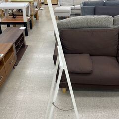 ★ジモティ割あり★  姿見 白 H147×D46×W33 クリーニング済み TJ10686の画像