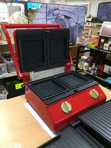 BRUNO　グリルサンドメーカーダブル★☆2月2日まで★ウィンターセール開催　２千円以上の商品全て１５％～５０％OFF！★☆現金払いならさらに追加５％OFF★☆