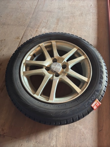 ブリヂストン VRX2 175/65R15 バリ溝アルミ付き！ バリ溝！24年！9.5分