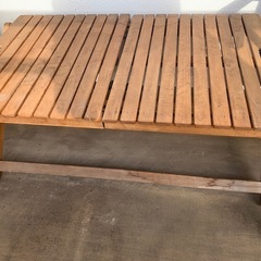 受け渡し予定の方決まりました！
キャンプ用品　テーブル1台　椅子2脚 　　　　　の画像