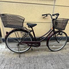 カゴ付き自転車 