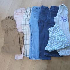 130ｃｍ 子供　ズボン　ハーフパンツ　サロペット