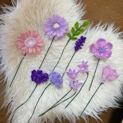 モールフラワー💐紫の画像