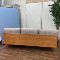 S168 ⭐ ジモティー限定価格！UNICO ALBERO ウニコ アルベロ カバーリングソファ 3P ソファ 幅179cm USEDの画像