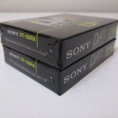 G∝166 DATテープ SONY DAT DT-120RA 2本セット 未開封品 120分 ソニー 検：オーディオ機器 記録媒体 未使用品の画像