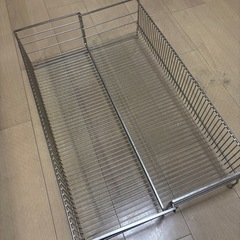 取引中！オールステンレス　ラバーゼ　水切りカゴ