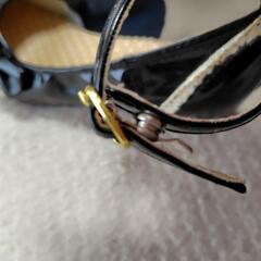 22センチ 黒フォーマルシューズの画像