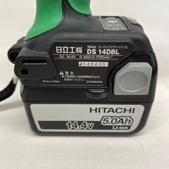 未使用品 HiKOKI 14.4Vコードレスドリルドライバー DS14DBL 【リサイクルマート下関店】の画像