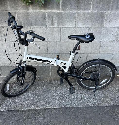 HUMMER エアサス付き折りたたみ自転車 20インチ