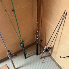 釣竿リール付き