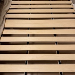 セミダブルベッド フレーム マットレスの画像