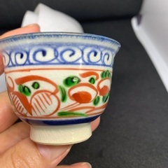 清水焼　ぐい呑み　雅楽窯　未使用の画像