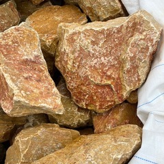 ロックガーデン　石　crestロックブラウン量り売りの画像