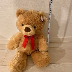 テディベア　ぬいぐるみ　くまちゃん　リボンの画像