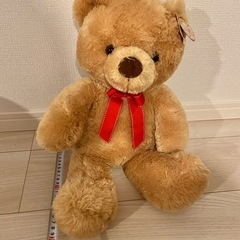 テディベア　ぬいぐるみ　くまちゃん　リボンの画像