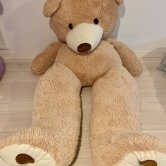 コストコ　くま　ぬいぐるみ　ベージュ 巨大　テディベア　サイズL 特大