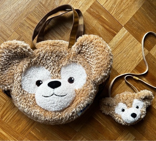 ダッフィーフェイスバッグ　ポシェット　セット品