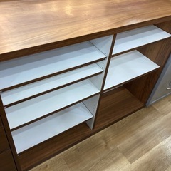 【トレファク高槻店】取りに来られる方限定！収納付きカウンターテー...