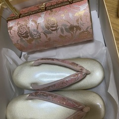 振袖 帯 下駄の画像