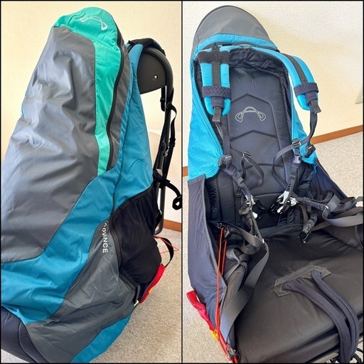 ADVANCE AXESS4 Mサイズ/ADVANCEレスキューパラSQR100/ツリーラン脱出キットなど パラグライダー ハーネス レスキュー付き