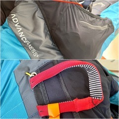 ADVANCE AXESS4 Mサイズ/ADVANCEレスキューパラSQR100/ツリーラン脱出キットなど パラグライダー ハーネス レスキュー付きの画像