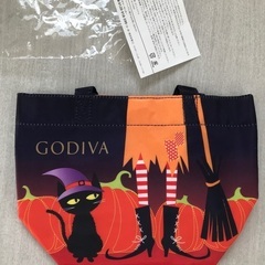 ハロウィン　猫　トートバッグ　GODIVAの画像