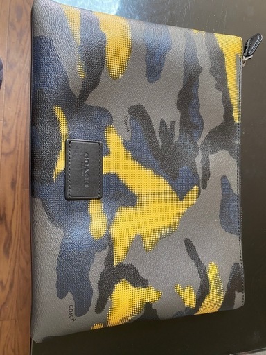 COACH セカンドバッグ　F37881 迷彩柄