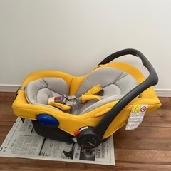 【受け渡し先決まりました】コンビプリムベビーイエローとグレーのベビーシートCS9IFXの画像