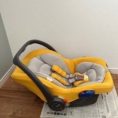 【受け渡し先決まりました】コンビプリムベビーイエローとグレーのベビーシートCS9IFXの画像