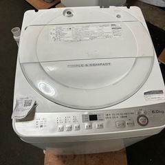 洗濯機　6k SHARP　