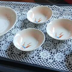 【新品】橘、大鉢＆小鉢セットの画像