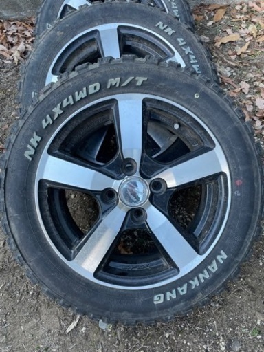 ナンカンFT9☆165/65R14 マッドタイヤ　ホイール付