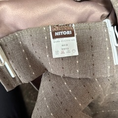 遮光カーテン二種とレースのカーテンの画像