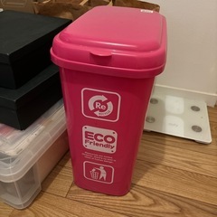 ピンクのゴミボックス