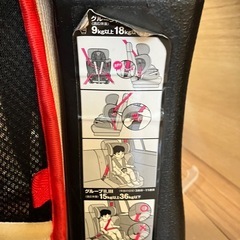 車用ジュニアシートの画像