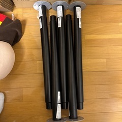 IKEA OLOV 脚　伸縮式　ブラック