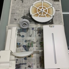 a(6974) SHARP 加湿 空気清浄機 KI-JS50-W シャープ ホワイト やや難あり 2018年製 PM2.5対応 直接お引き取り歓迎 大阪 現状品 通電okの画像