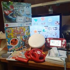 【稼働品】Nintendo wii U マリオカート8セット+太...