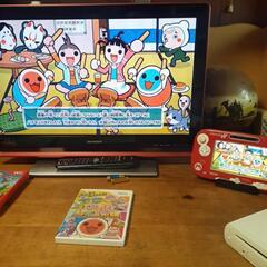 【稼働品】Nintendo wii U マリオカート8セット+太鼓の達人 タタコン付きの画像