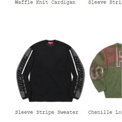 (美品)Supreme 21AW21FW Sleeve Stripe Sweaterの画像