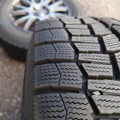 バリ山　スタッドレスタイヤ　225/65R17　ダンロップ　アルミホイール　ハリアー　CX-5　CX-8の画像