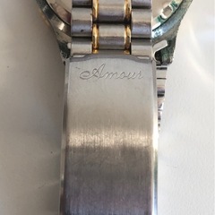 M【中古品】【現状品】AMOUR アムール サン&ムーン デイデイト クォーツ 腕時計 メンズの画像